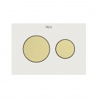 Roca PS3 klawisze spłukujące złoty szczotkowany A8904233VA