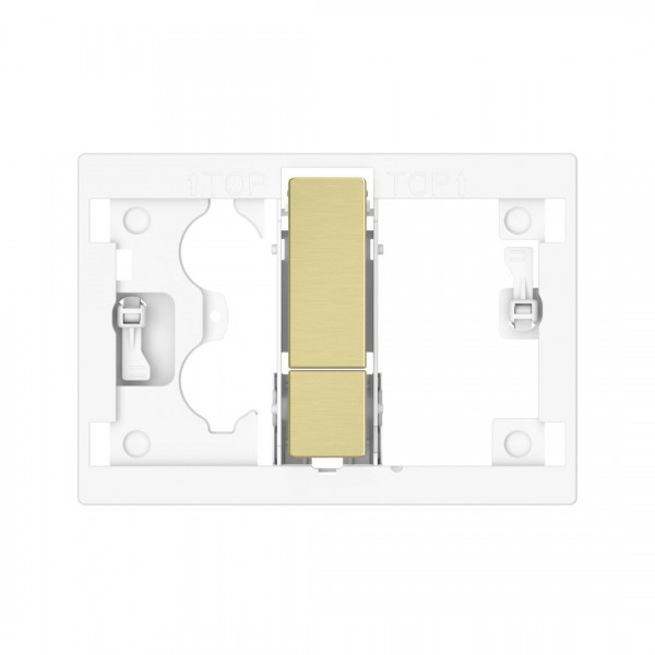 Roca PS4 klawisze spłukujące złoty szczotkowany A8904213VA