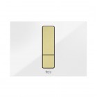 Roca PS4 panel przycisku do WC szklany biały A890521399