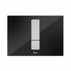 Roca PS4 panel przycisku do WC szklany czarny A890521388