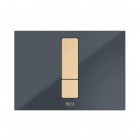 Roca PS4 panel przycisku do WC szklany antracyt A8905213AA