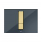 Roca PS4 panel przycisku do WC szklany antracyt A8905213AA