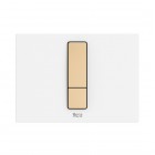 Roca PS4 panel przycisku do WC biały połysk A890521300