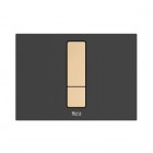 Roca PS4 panel przycisku do WC czarny mat A890521306