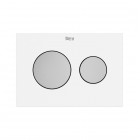 Roca PS3 panel przycisku do WC biały połysk A890523300