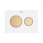 Roca PS3 panel przycisku do WC biały połysk A890523300