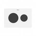 Roca PS3 panel przycisku do WC biały połysk A890523300