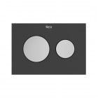 Roca PS3 panel przycisku do WC czarny mat A890523306