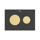 Roca PS3 panel przycisku do WC czarny mat A890523306