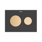 Roca PS3 panel przycisku do WC czarny mat A890523306