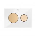 Roca PS3 panel przycisku do WC szklany biały A890523399