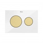 Roca PS3 panel przycisku do WC szklany biały A890523399