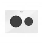 Roca PS3 panel przycisku do WC szklany biały A890523399