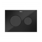 Roca PS3 panel przycisku do WC szklany czarny A890523388