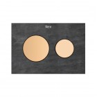 Roca PS3 panel przycisku do WC łupek szary A8905233SS