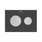 Roca PS3 panel przycisku do WC ceramiczny czarny A8905233EE