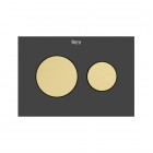 Roca PS3 panel przycisku do WC ceramiczny czarny A8905233EE