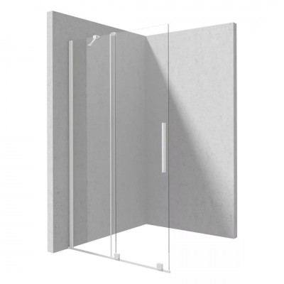 Deante Prizma ścianka wolnostojąca 80 cm Walk-in biała KTJ_A38R