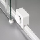 Deante Prizma ścianka wolnostojąca 80 cm Walk-in biała KTJ_A38R