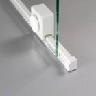 Deante Prizma ścianka wolnostojąca 80 cm Walk-in biała KTJ_A38R