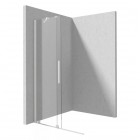 Deante Prizma ścianka wolnostojąca 80 cm Walk-in biała KTJ_A38R