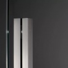 Deante Prizma ścianka wolnostojąca 80 cm Walk-in titanium KTJ_D38R