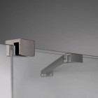 Deante Prizma ścianka wolnostojąca 80 cm Walk-in titanium KTJ_D38R