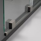 Deante Prizma ścianka wolnostojąca 80 cm Walk-in titanium KTJ_D38R