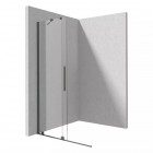 Deante Prizma ścianka wolnostojąca 80 cm Walk-in titanium KTJ_D38R