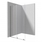 Deante Prizma ścianka wolnostojąca 80 cm Walk-in stal szczotkowana KTJ_F38R