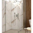 Deante Prizma ścianka wolnostojąca 80 cm Walk-in stal szczotkowana KTJ_F38R