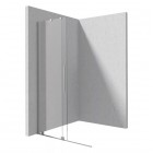 Deante Prizma ścianka wolnostojąca 80 cm Walk-in stal szczotkowana KTJ_F38R