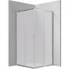 Deante Funkia kabina prysznicowa kwadratowa 90 cm chrom/szkło szronione KYC 641K