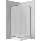 Deante Funkia kabina prysznicowa kwadratowa 90 cm chrom/szkło szronione KYC 641K