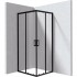 Deante Funkia Evo kabina prysznicowa prostokątna 90x80 cm czarny mat KYC_N089P