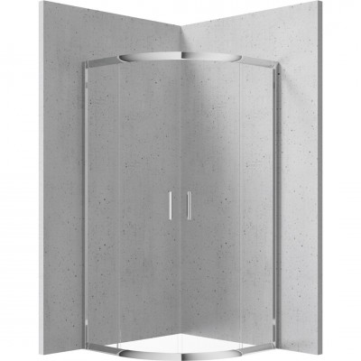 Deante Funkia Kabina półokrągła 80 cm szkło transparentne KYP 052K