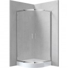 Deante Funkia Kabina półokrągła 80 cm szkło transparentne KYP 052K