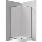 Deante Funkia Kabina półokrągła 80 cm szkło szronione KYP 652K