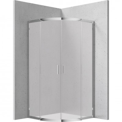 Deante Funkia kabina prysznicowa półokrągła 90 cm szkło szronione KYP 651K