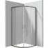 Deante Funkia Evo kabina prysznicowa półokrągła 80 cm titanium KYP_D088P