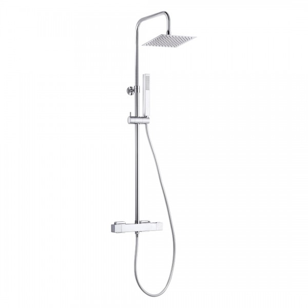 Deante Neo Loko zestaw prysznicowy ścienny termostatyczny chrom NLC_04ST