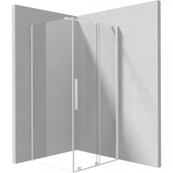 Deante Prizma kabina prysznicowa kwadratowa 90 cm biała 55316