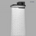 Oltens Vann (S) deszczownica 26x26 cm kwadratowa czarny mat 37008300