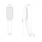 Oltens Tinde słuchawka prysznicowa grafit 37111400