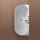 Oltens Hamnes wanna wolnostojąca 170x80 cm przyścienna biała 12026000