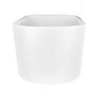 Oltens Inga wanna wolnostojąca 177x80 cm owalna akrylowa biała 12004000