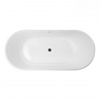 Oltens Inga wanna wolnostojąca 177x80 cm owalna akrylowa biała 12004000