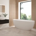 Oltens Stora wanna wolnostojąca 170x78 cm owalna akrylowa biała 12001000