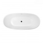 Oltens Stora wanna wolnostojąca 170x78 cm owalna akrylowa biała 12001000