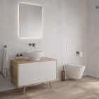 Oltens Gulfoss szczotka do WC stojąca miedź szczotkowana 82001610